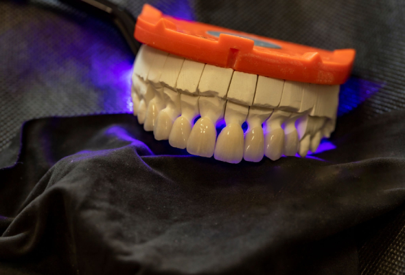 3D printed dental model in a digital dental laboratory